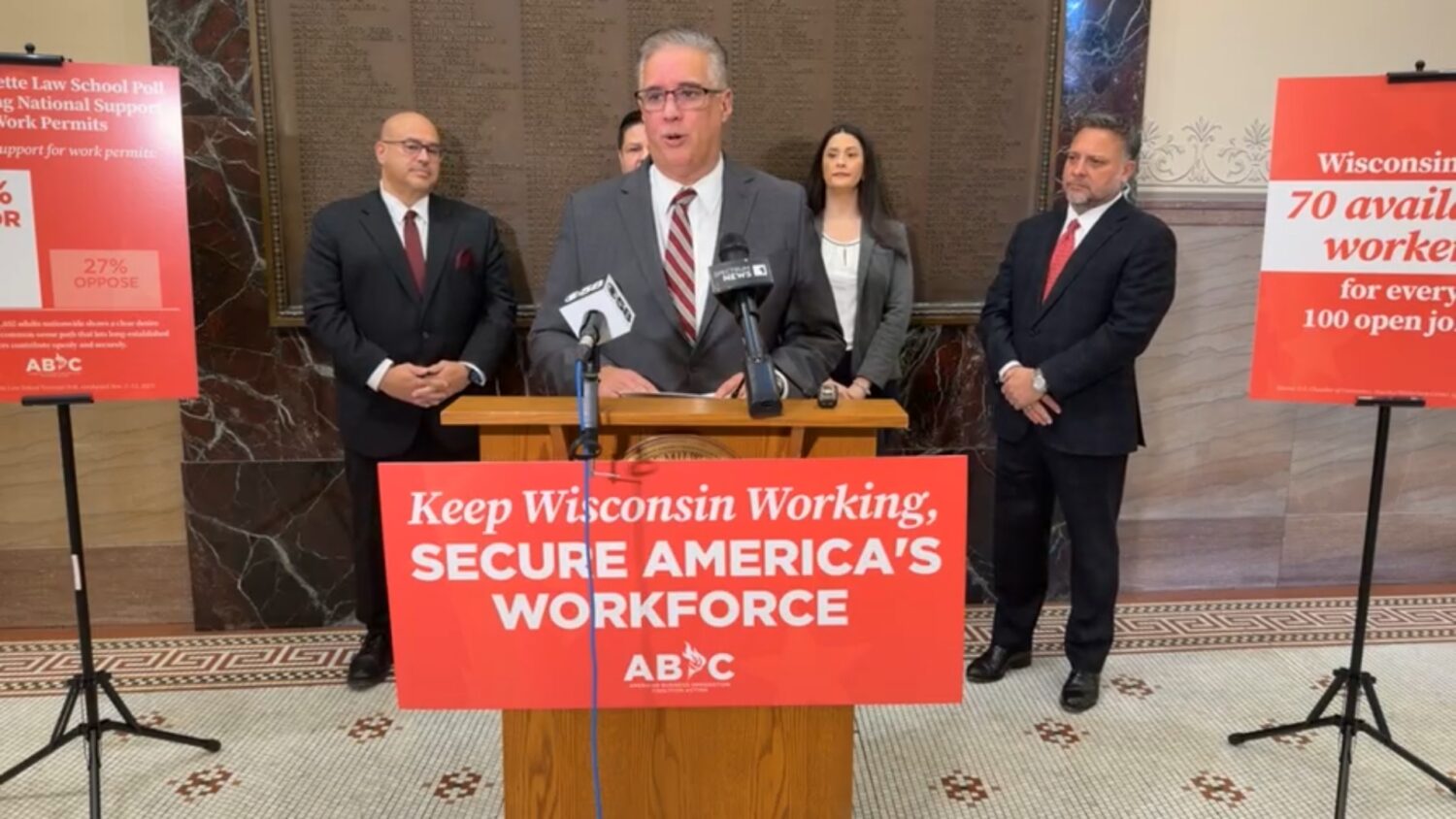 Press Conference at Milwaukee City Hall to urge Members of Congress and the Trump Administration to Provide Work Permits for Long-Term Law-Abiding Immigrants and Citizenship for Dreamers. To: